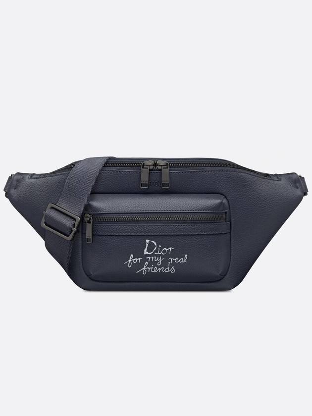 디올 힐튼 넬 라이더 2 0 벨트 백 네이비