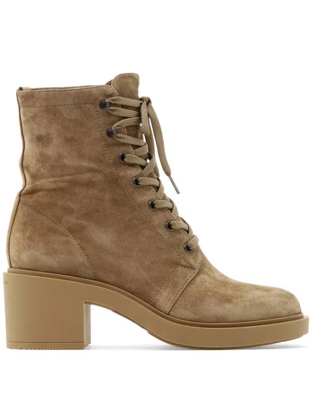 Gianvito Rossi 아몬드 토 레이스업 앵클 부츠 G7339145GOM_CASCAML