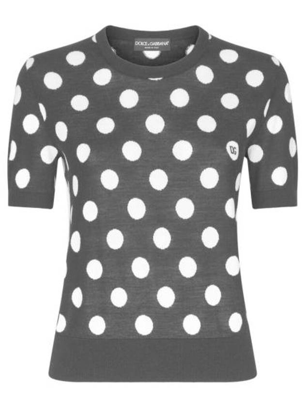 24FW 돌체앤가바나 반팔 티셔츠 FXX22T JCVYK N0004 BLACK WHITE