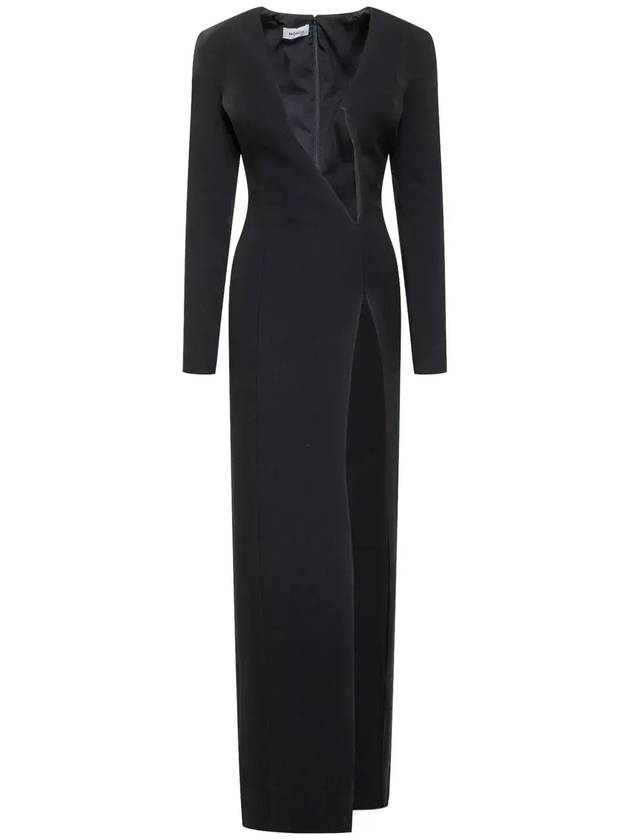 모노 롱슬리브 맥시드레스 PF22801_BLACK