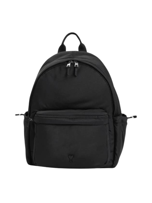 아미 로고 백팩 블랙