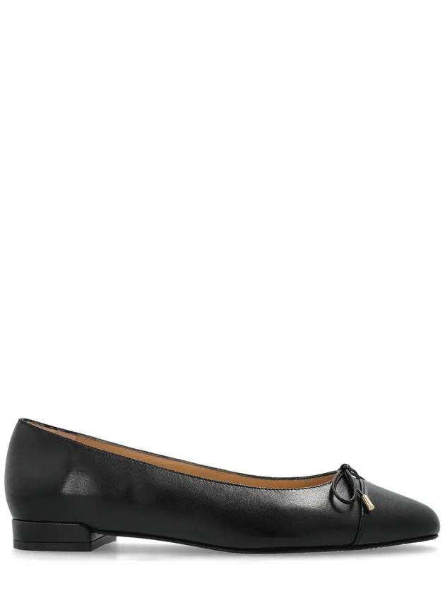 스튜어트 와이츠먼 슬릭 보우 발레리나 슈즈 SLEEKBOWFLATSJ598_BLACK