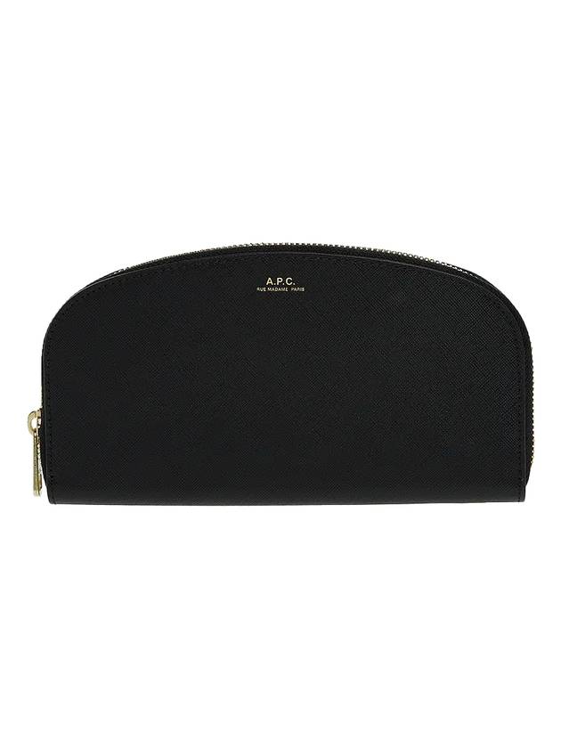 아페쎄 하프문 데미룬 사피아노 장지갑 블랙