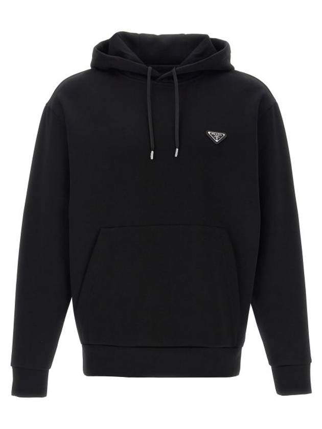 25SS 프라다 후드 티셔츠 UJL84ASWMO11OQF0002 Black