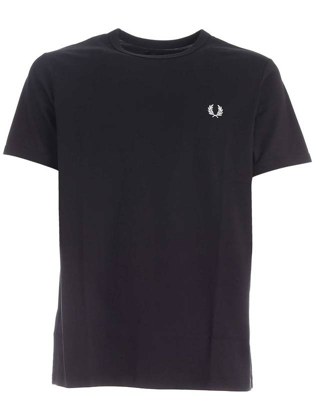 Fred Perry Ringer T-shirt in black