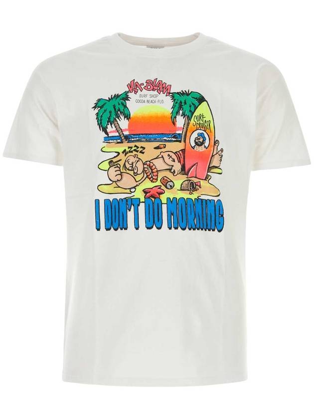 23SS WILD DONKEY White cotton t shirt TKABLAAMWD018