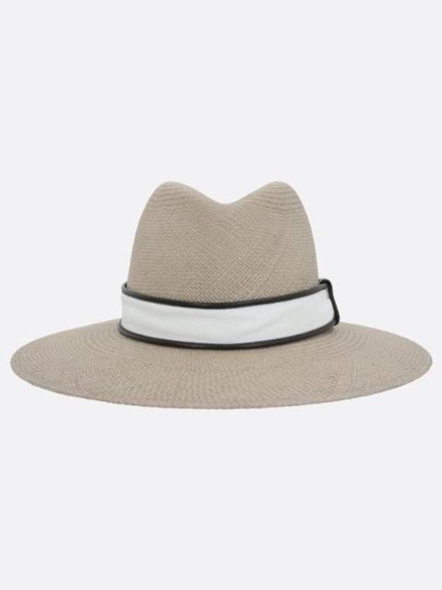 NB26 브루넬로 쿠치넬리 여성 모자 natural straw fedora MCAP91013C7549