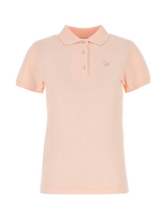 메종키츠네 베이비 폭스 패치 PK 셔츠 파스텔 핑크