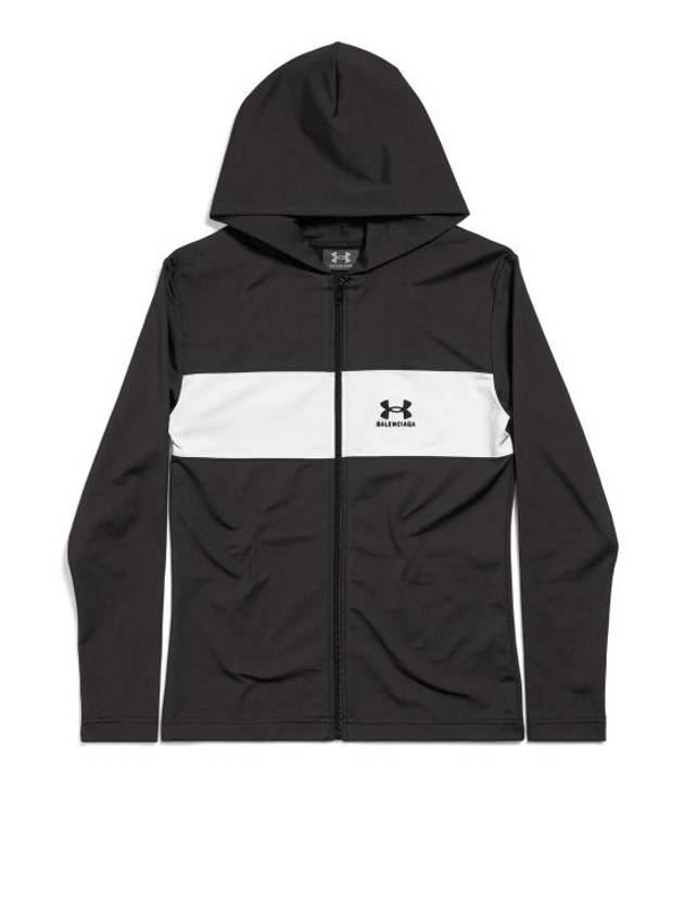 발렌시아가 x 언더아머 스포티 플리스 후드집업 블랙