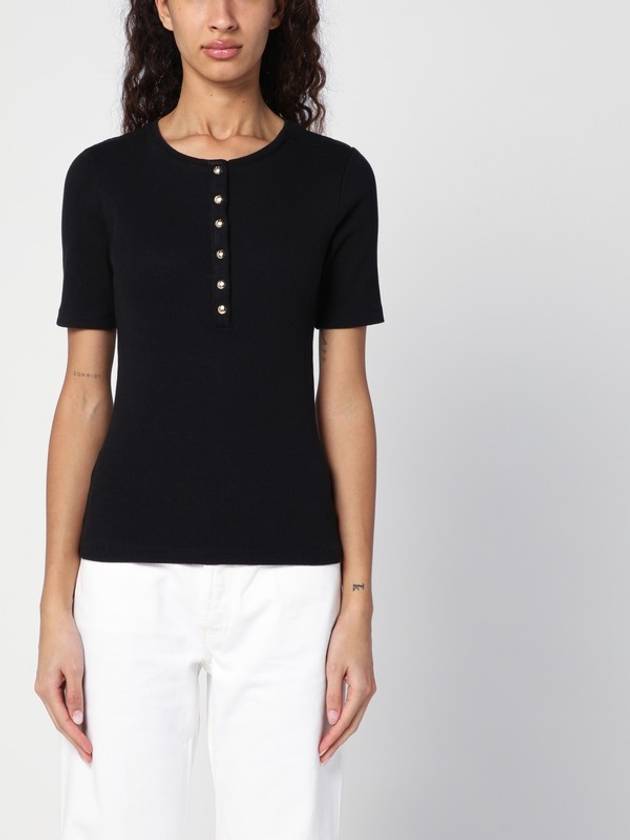 ANINE BING Black short-sleeved t-shirt