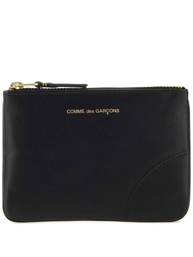COMME DES GARCONS 블랙 가죽 코인 케이스 SA8100 BLACK
