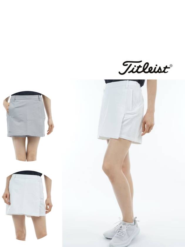 타이틀리스트 랩 큐롯 스커트 치마 스판 스타일리시 골프웨어 2025년 TMPWC566J