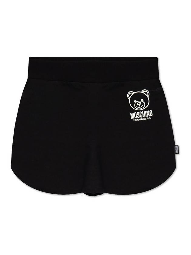Moschino 테디베어 로고 디테일 반바지