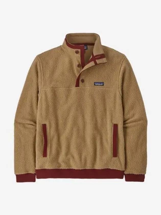 파타고니아 셔링 버튼 플리스 풀오버 그레일링 브라운 Patagonia Shearling Button Fleece Pullover Grayling Brown