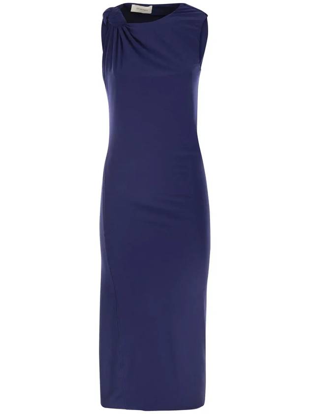 스포트맥스 드레이프 슬리브리스 미디 드레스 2412621032600NUBLE_003