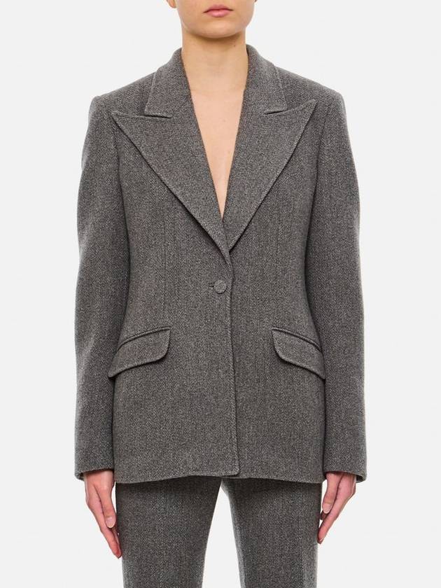 Gabriela Hearst Leiva Single Breasted Jacket