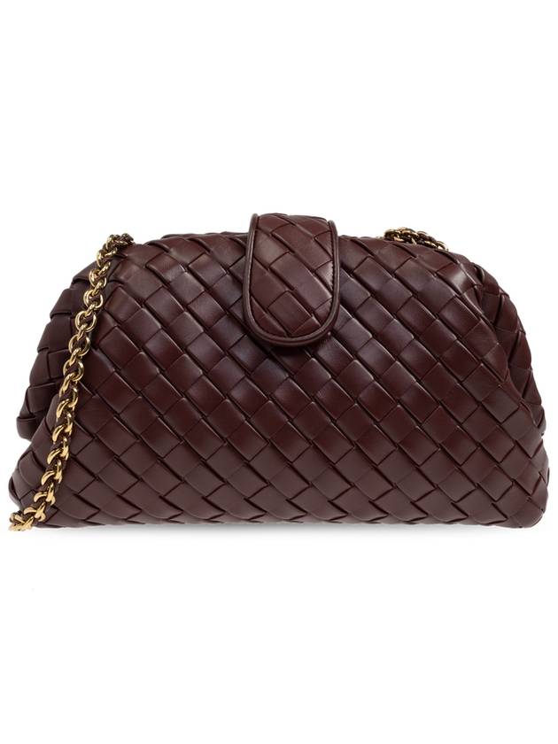 보테가베네타 틴 로렌 1980 체인 클러치 백 레드