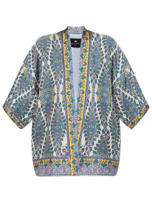 에트로 프린트 트윌 케사 로브