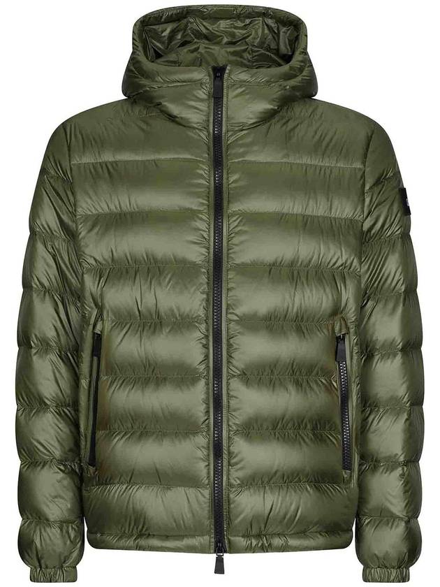 Add Green Quilted Down Jacket