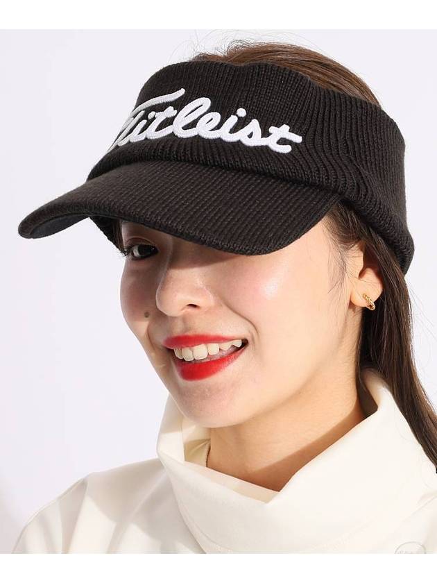 23FW 타이틀리스트 여성골프모자 골프바이저 니트 선바이저