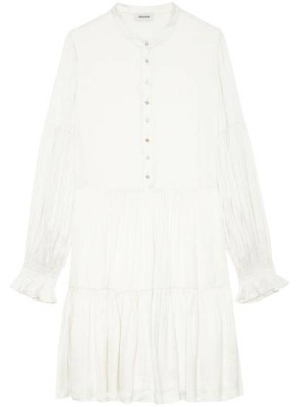 25SS 자딕앤볼테르 원피스 WWDR02451 FLAKE WHITE