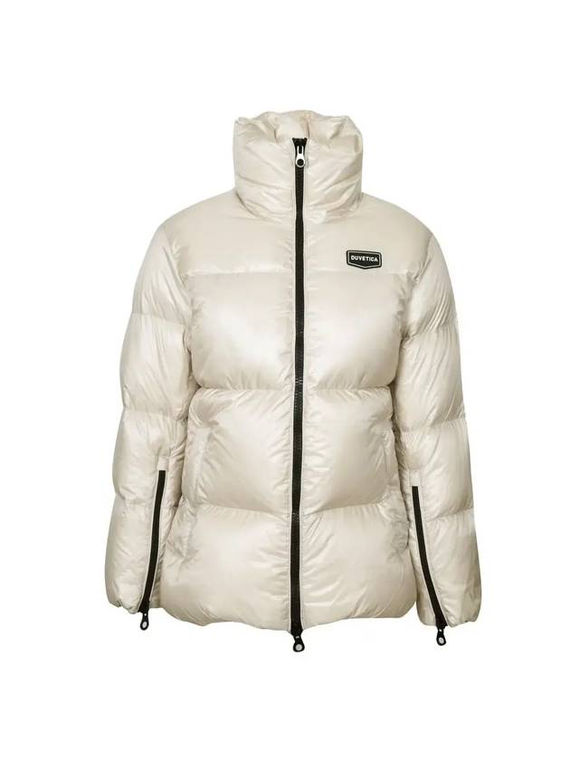 듀베티카 알와이드 로고 패딩 화이트