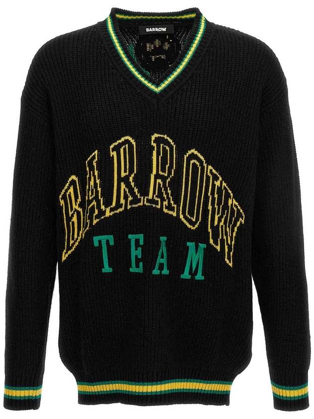 Barrow Logo embroidery sweater