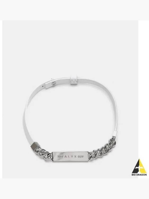 1017 ALYX 9SM LEATHER ID NECKLACE AAUJW0148OT01 MTY2 레더 네클리스