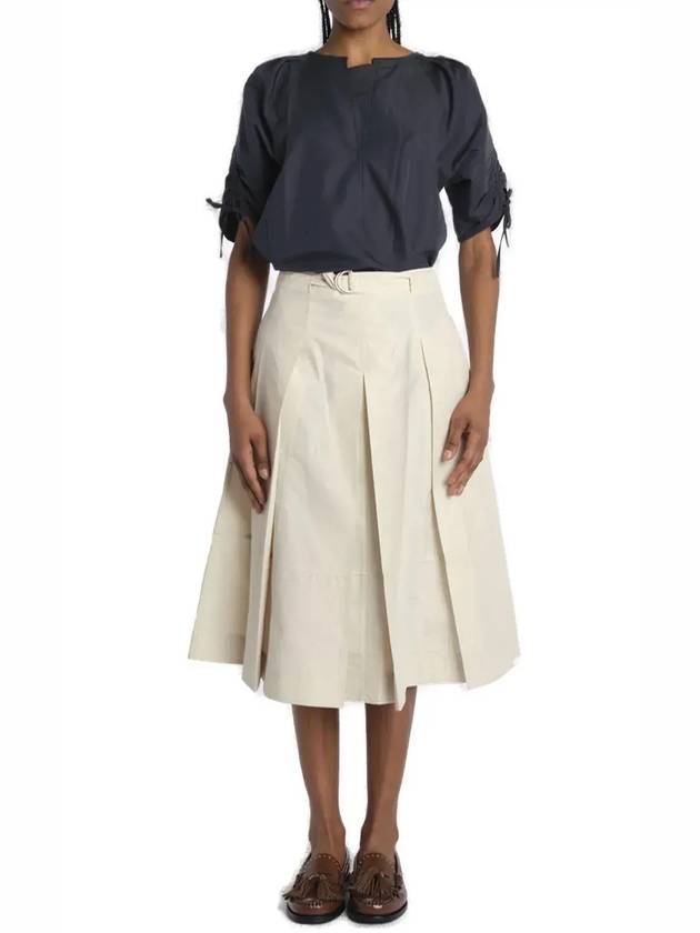 3.1 필립 림 플리츠 유틸리티 스커트 36118LCE_STONE