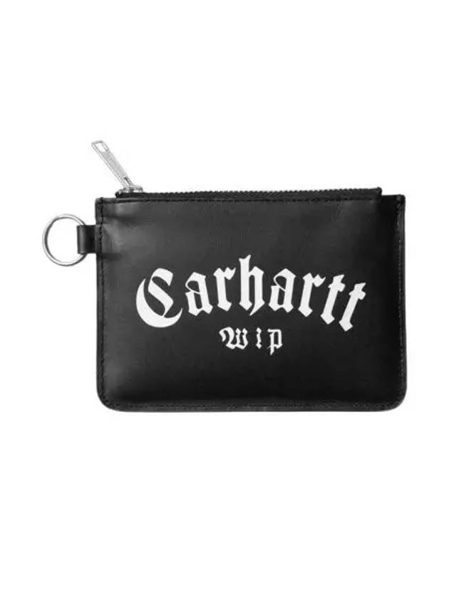 칼하트 WIP 오닉스 집 지갑 블랙 Carhartt WIP Onyx Zip Wallet Black
