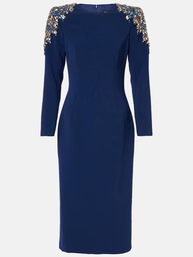 NB04 제니팩햄 여성 원피스 Isla embellished crepe cocktail dress