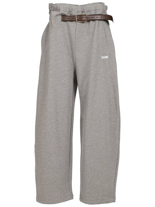 마글리아노 로고 자수 와이드 레그 팬츠