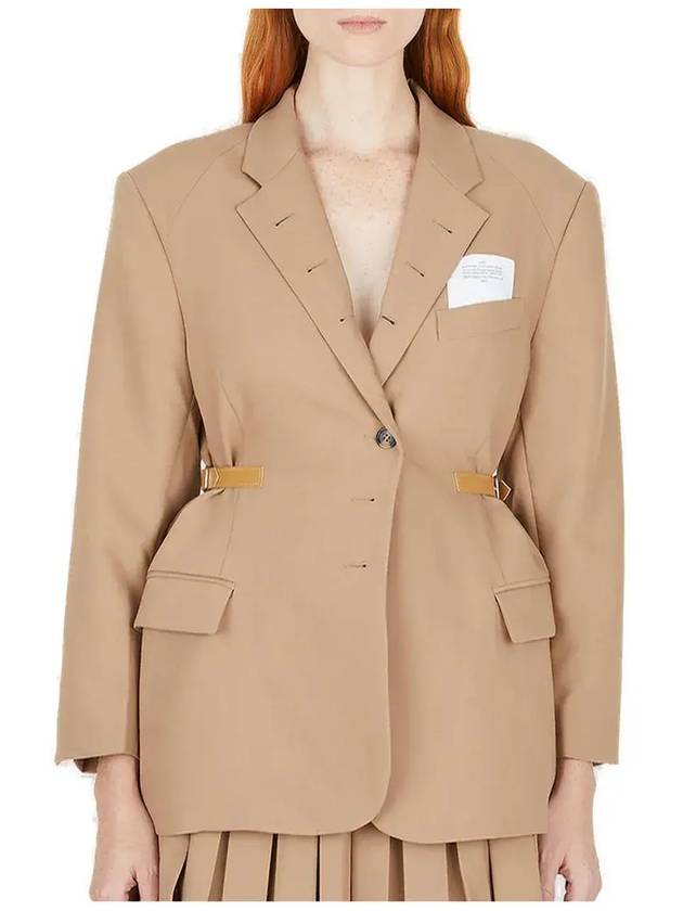 로크 싱글브레스트 버클 블레이저 R5CA133WM_12CAMEL