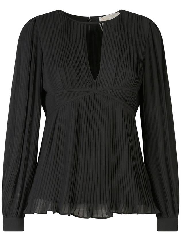 Michael Kors Pleated jersey top