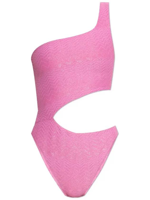 멜리사 오다바쉬 원숄더 수영복 NASSAUSS0_ZIGZAGPINK