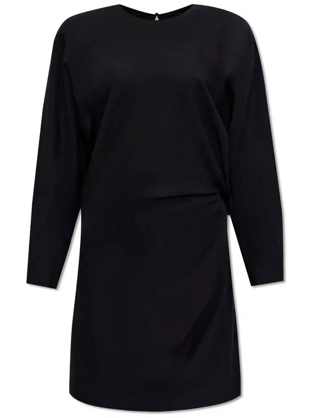 에어론 드레이프 롱슬리브 드레스 DR496474_001