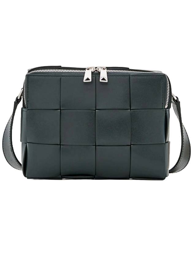 보테가베네타 카세트 인트레치아토 레더 크로스 백 잉크웰