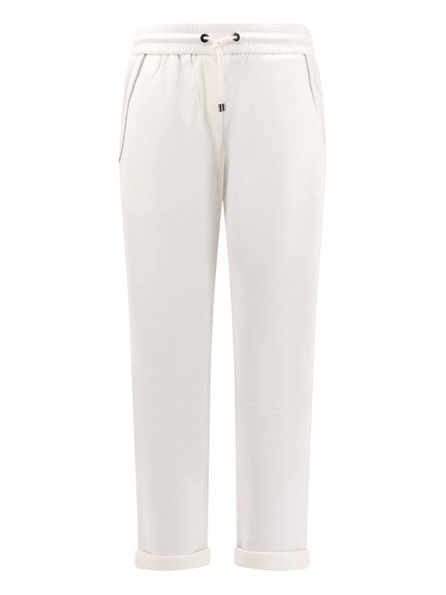 Brunello Cucinelli 드로스트링 테이퍼드 스웨트팬츠
