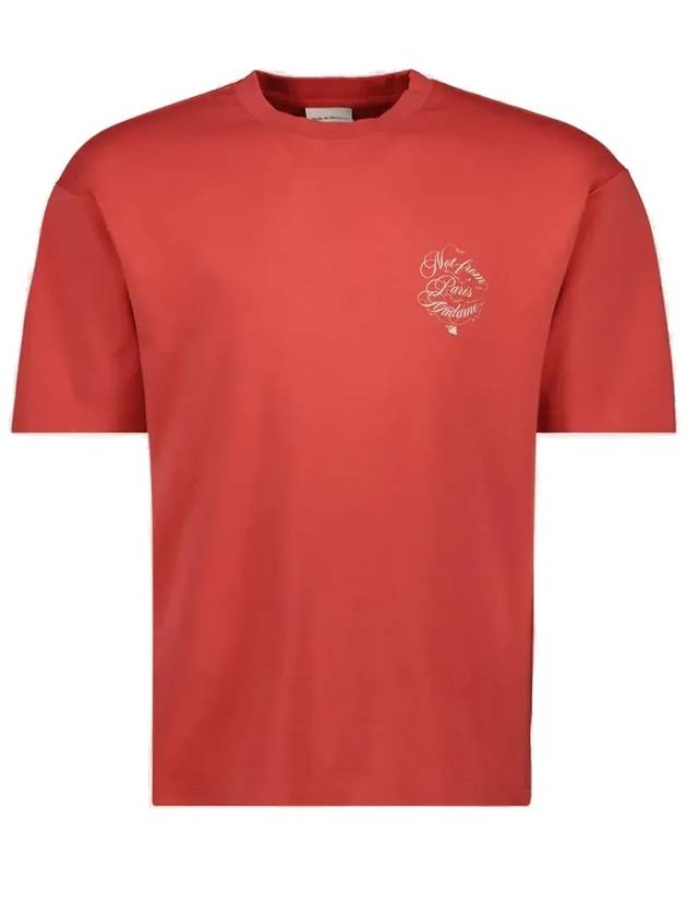 웃긴 Mr Vines 슬로건 크루넥 티셔츠 FTS226CO002_LRD