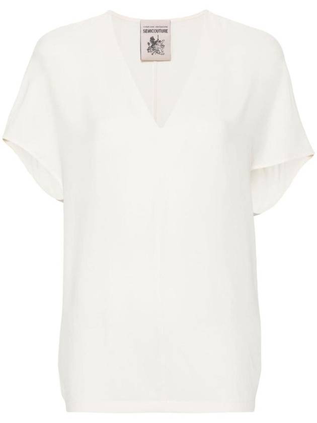 세미쿠튀르 여성 GABRIELLE BLOUSE WITH KIMONO SHORT SLEEVES S4SU23A05 1