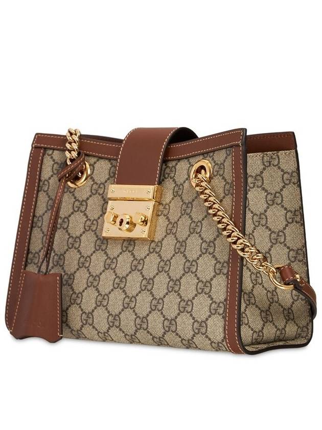 GUCCI 구찌 Padlock 패들락 스몰 숄더백 브라운 498156 KHNKG 8534