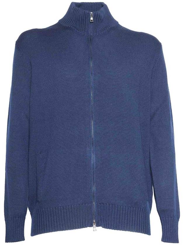 Ballantyne T Neck Zipped Cardigan