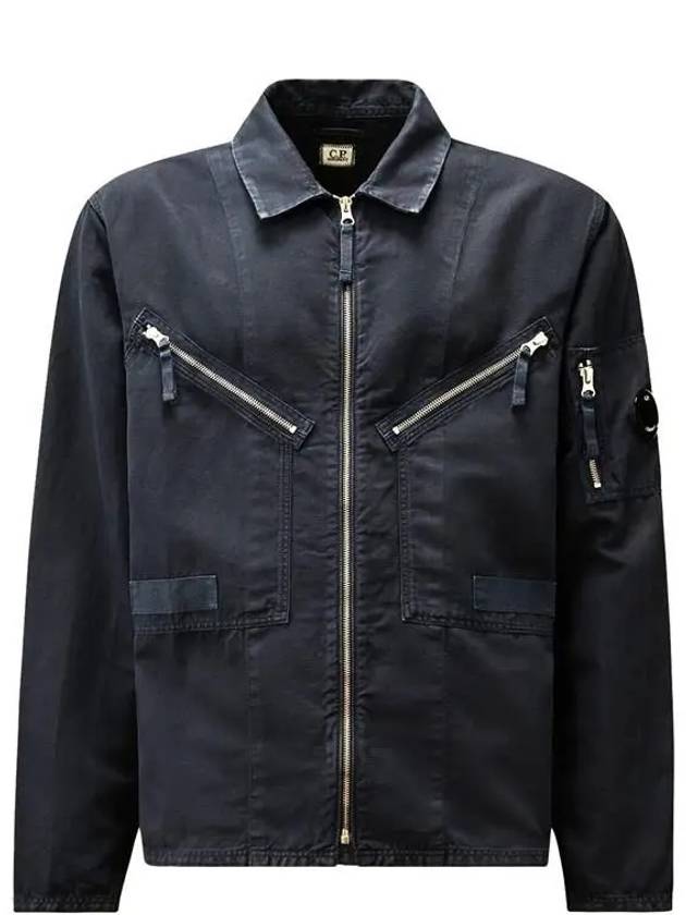 25SS CP 컴퍼니 남성 렌즈 와펜 코튼 풀 오버 집업 자켓 18CMOS103A 888