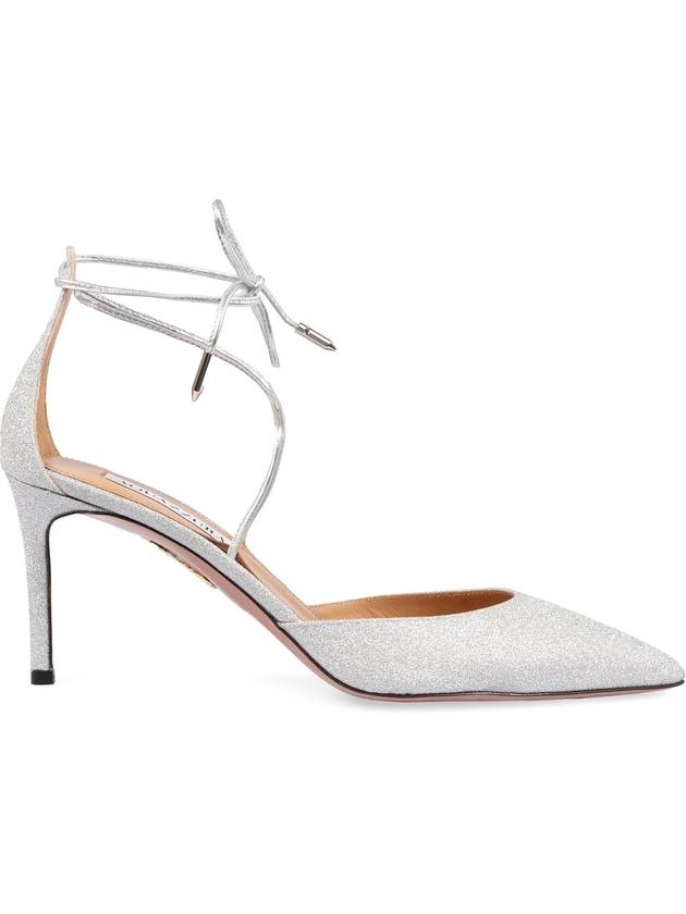 Aquazzura 체리 포인티드 토 글리터 펌프스