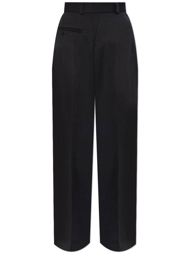 MM6 Maison Margiela Creased Trousers Women's Black