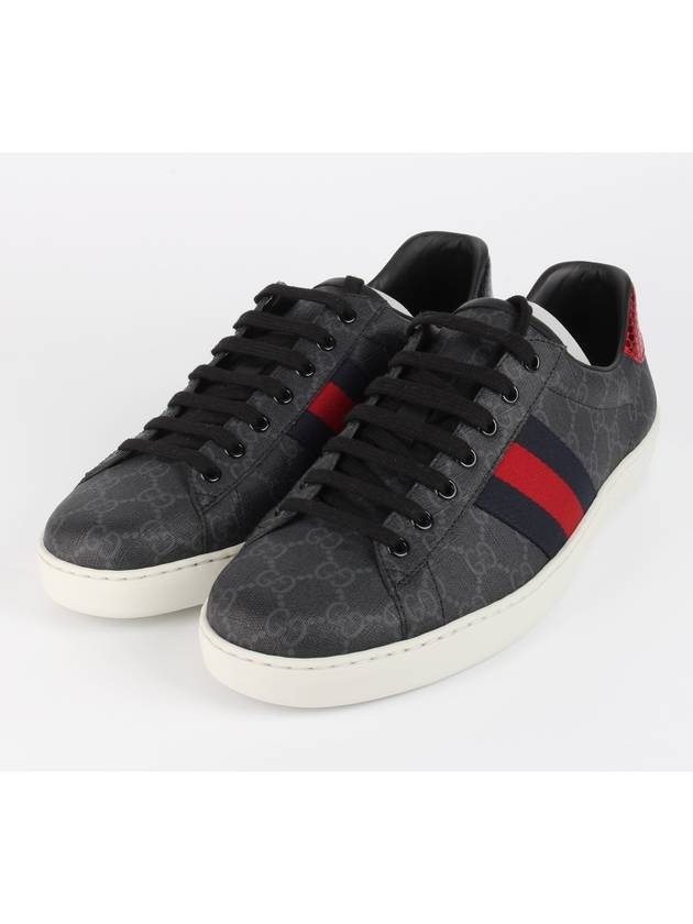 구찌 슈프림 에이스 스니커즈 블랙 10.5 295