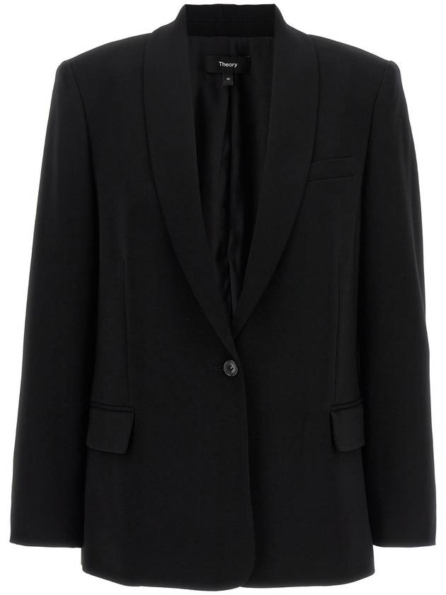 THEORY 싱글 브레스티드 블레이저 N1109107001