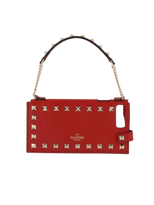 발렌티노 가라바니 락스터드 폰케이스 레드
