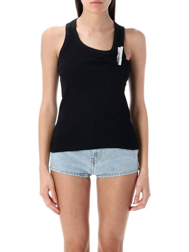코페르니 워싱 클립 리브 탱크탑 COPT41BISF5033_BLK