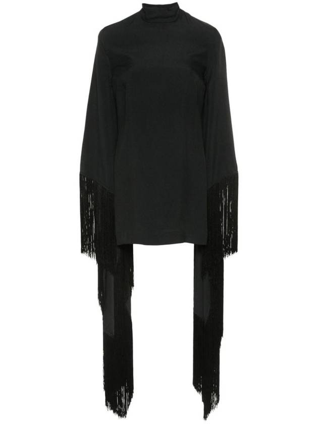 탈러 마리모 여성 MINI DEL MAR FRINGED MINI DRESS TMSS2430133BLACK